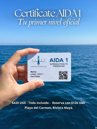 Curso de Freediving (AIDA 1) | 1 día