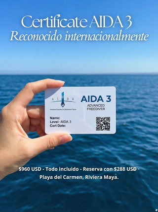 Curso de Advanced Freediver (AIDA 3) | 3 días
